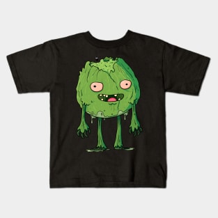 Stinky Cabbage Monster Kids T-Shirt